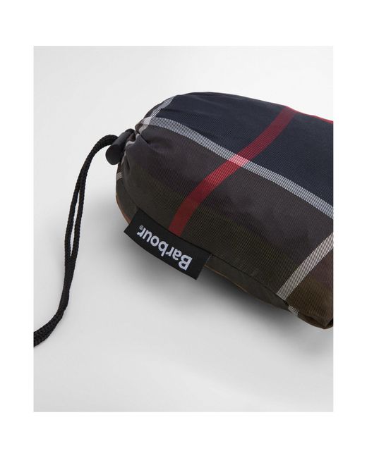 Barbour Black Plaid Waterproof Hooded Jacket for men