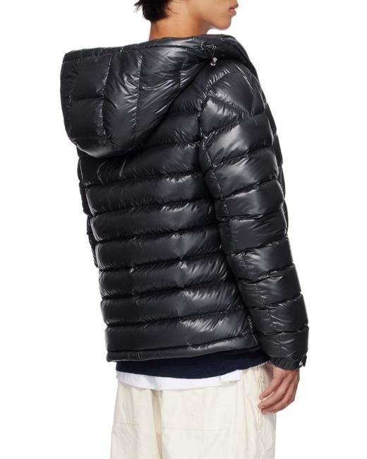 Moncler Black Besines Zip-Up Jacket for men