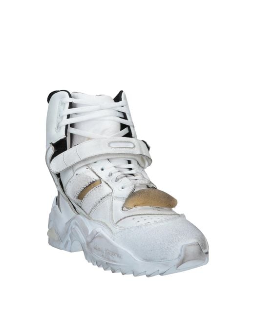 Maison Margiela Blue High-Top Trainers