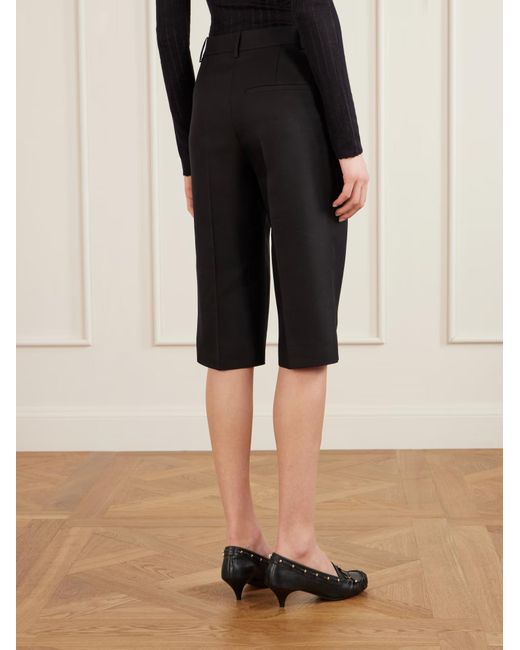Khaite Black Raelle Shorts