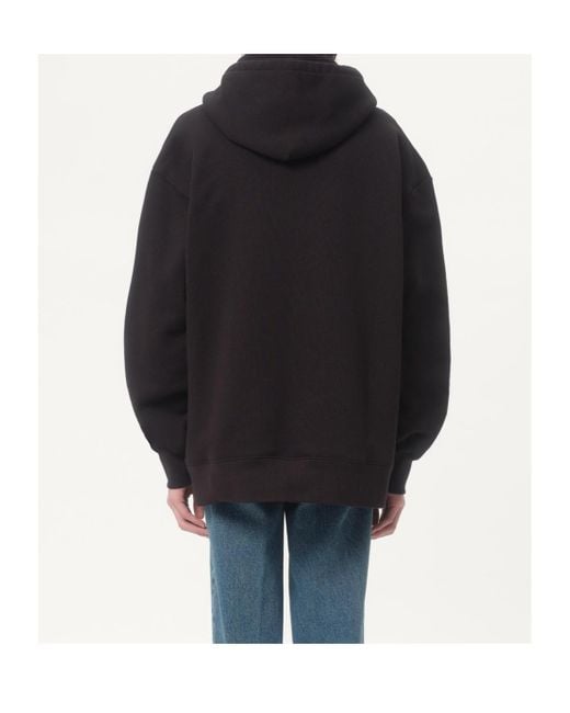 Valentino Black Chat De La Maison Drawstring Hoodie for men