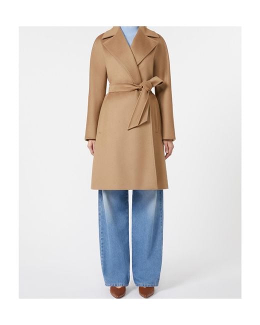 Max Mara Natural Studio Dravenna Belted Coat