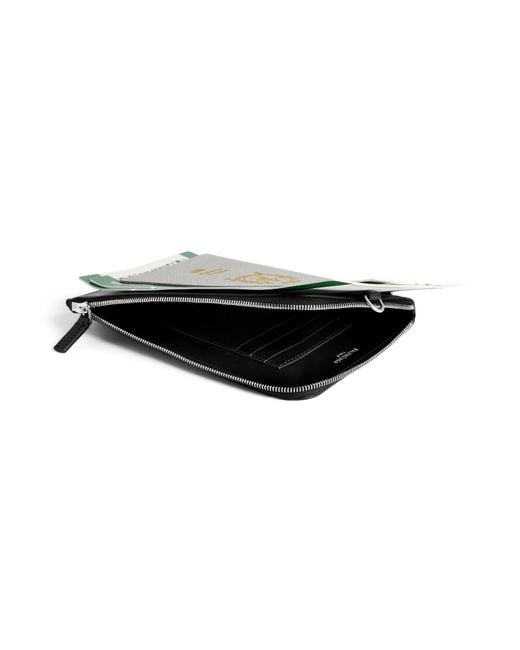 Balenciaga White Passport Phone Holder for men