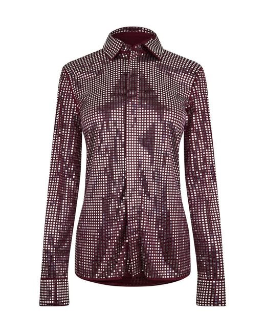 Bottega Veneta Purple Plain Long-Sleeve Shirt
