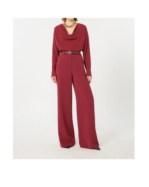 Max Mara Red Studio Mstottimo Long-Sleeved Top