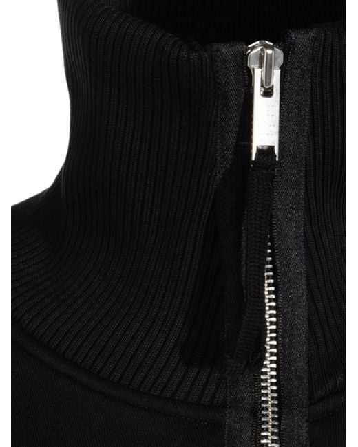 Thom Krom Black Knitted Zip-Up Jacket for men