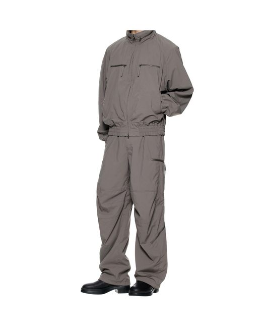Wooyoungmi Gray Zip Detail Jacket for men