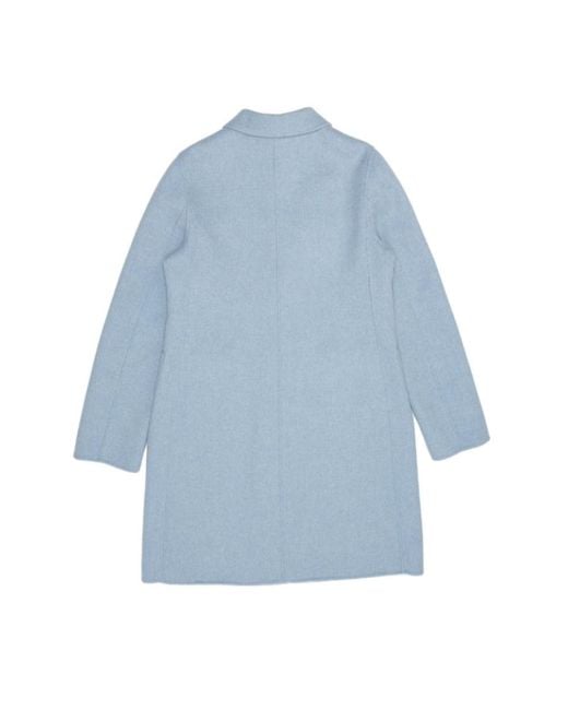 Weekend by Maxmara Blue Logo Medium Length Coat