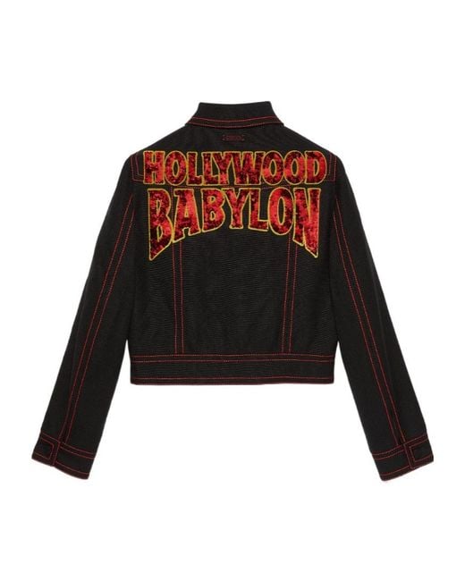 Gucci Black Hollywood Babylon Jacket