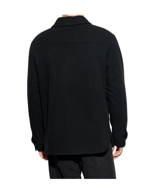 Canada Goose Blue Balas Button-Fastening Patch-Pocket Overshirt for men