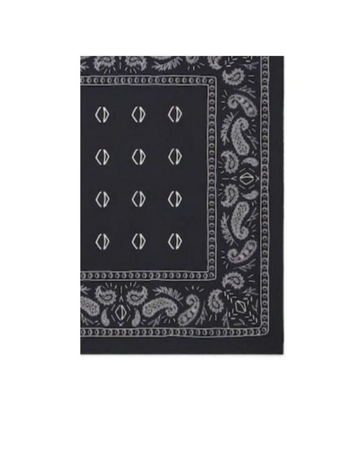 Dior Black Printed Bandana for men