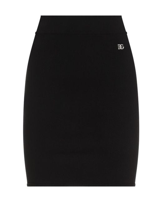 Dolce & Gabbana Black Mini Skirt