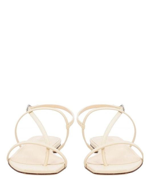 Aeyde White Strappy Sandals