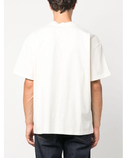 MSGM White T-Shirts for men