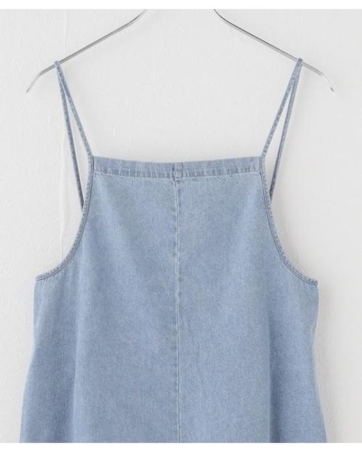 Baserange Blue Backless Jumpsuit