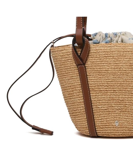 Helen Kaminski Brown Drawstring Shoulder Bag