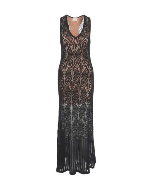 Liu Jo Crochet Knitted Dress | Lyst