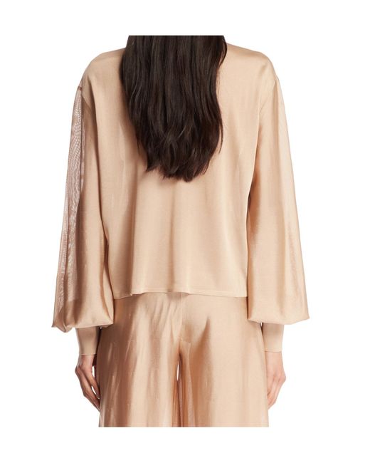 Alaïa Natural Long-Sleeved Knitwear