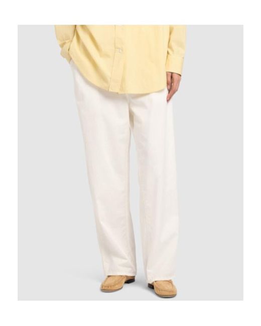 The Row Natural Soft Suede Loafers
