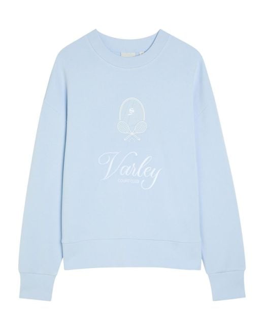 Varley Blue Comfortable Sweatshirt