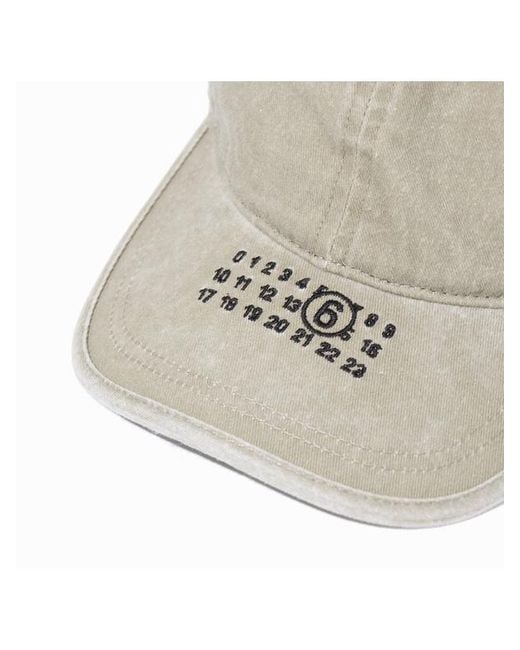MM6 by Maison Margiela Multicolor Curved Peak Baseball Cap for men