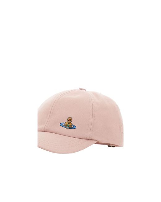 Vivienne Westwood Pink Orb Logo Baseball Cap