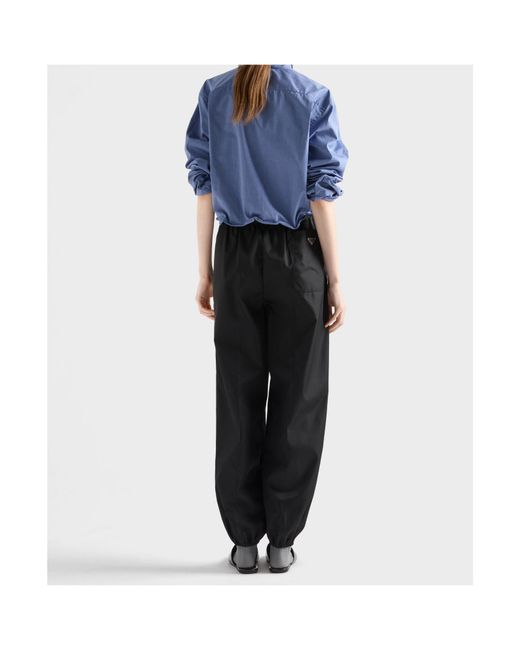 Prada Blue Re-Nylon Joggers