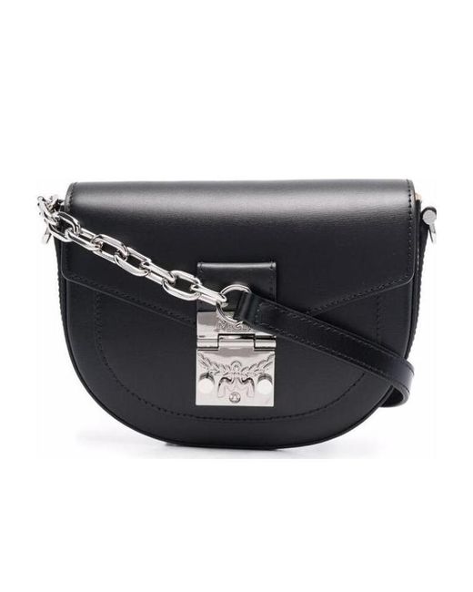 MCM Black Mini Patricia Crossbody Bag