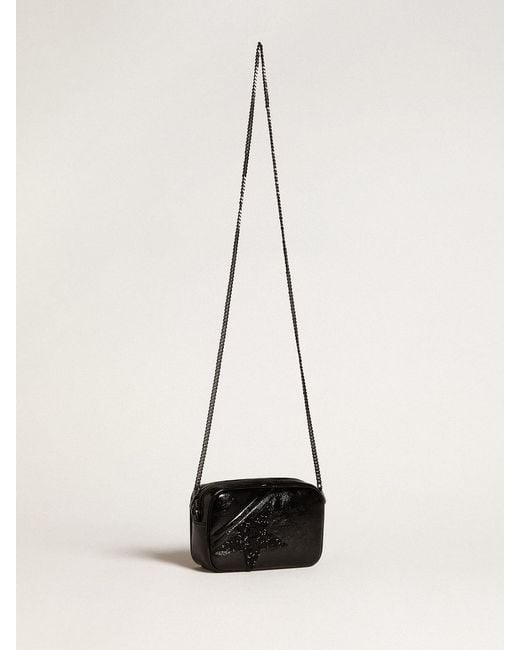 Golden Goose Deluxe Brand Black Mini Star Embellished Shoulder Bag