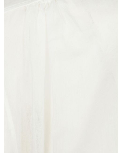 Forte_forte White Sleeveless Shirt