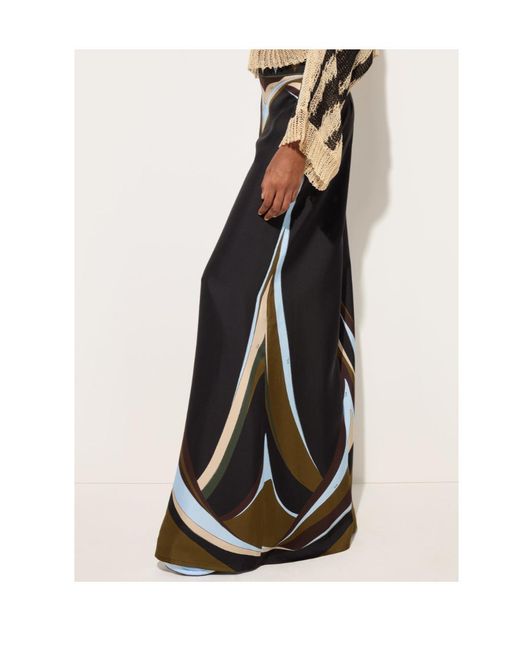 Emilio Pucci Blue Wide Trousers