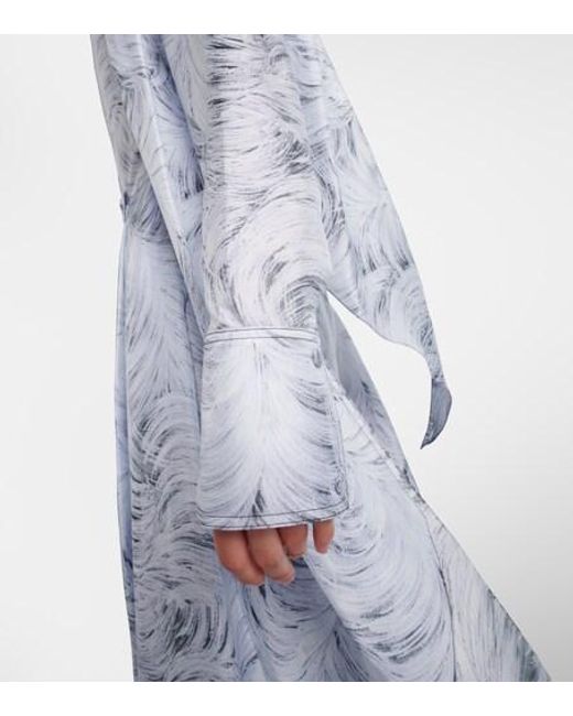 Stella McCartney Blue Printed Maxi Dress