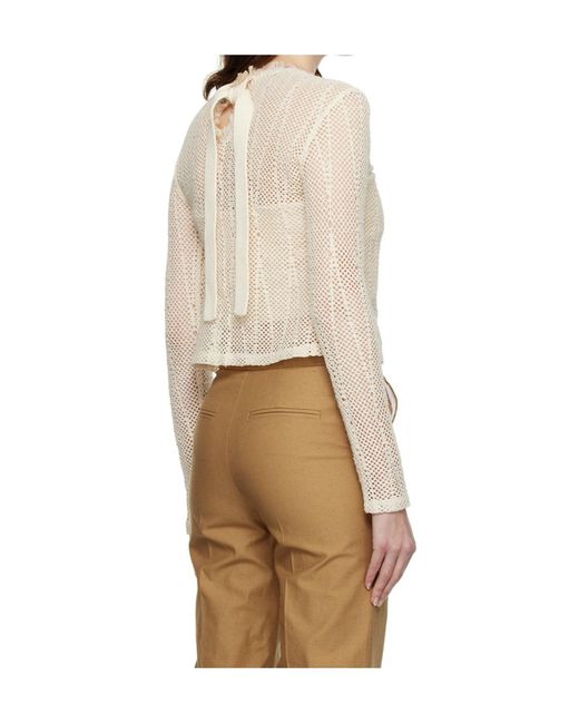 RECTO. Natural Adria Long-Sleeve T-Shirt