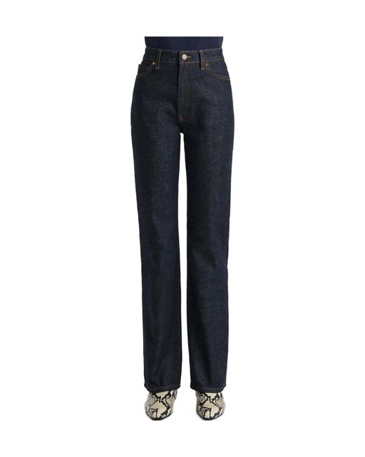 Khaite Blue Danielle Stretched Jeans