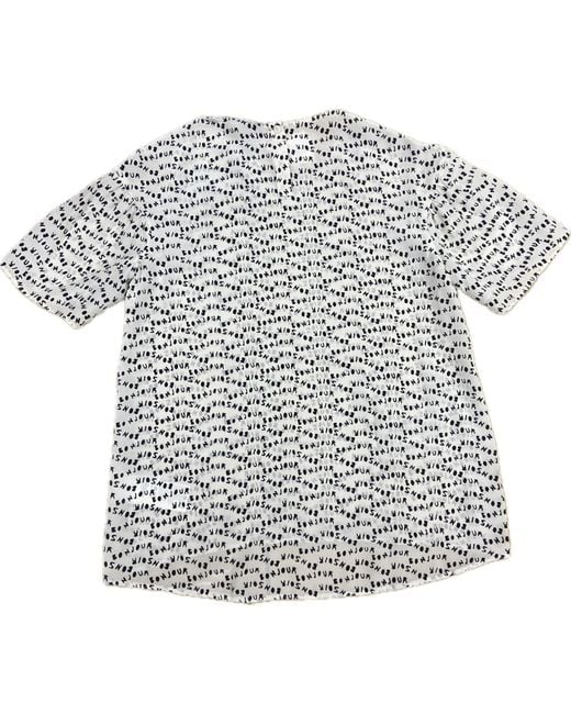 Weekend by Maxmara Gray Short-Sleeved Tops