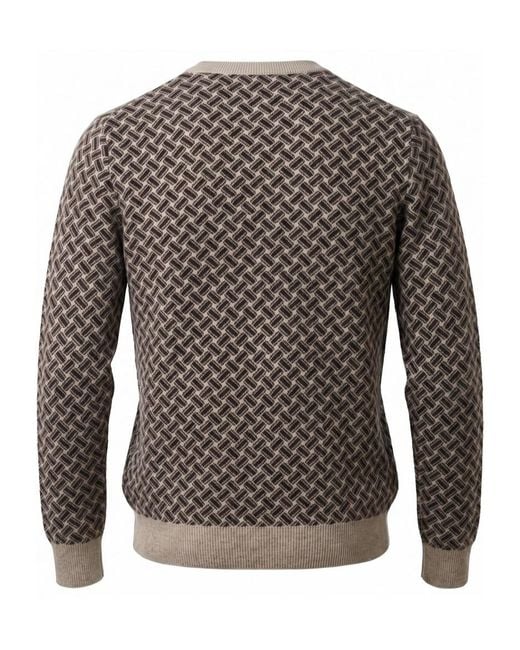 Drumohr Gray Biscottino Sweater for men