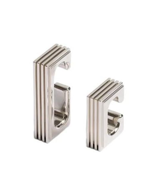 Khaite Metallic Empire Ear Cuffs