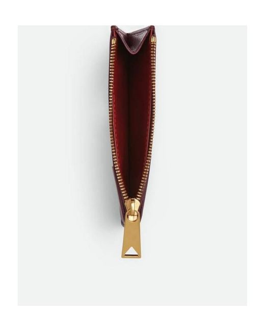 Bottega Veneta Purple Cassette Zipped Card Case