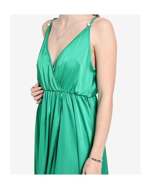Aniye By Green Spaghetti Strap Dress
