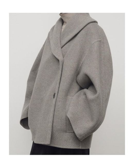 The Row Brown Temur Virgin Wool Coat