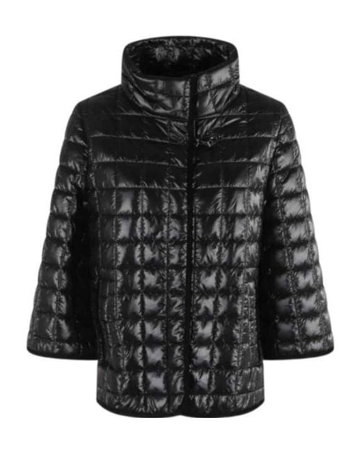 Fay Black Quilted Gancio Jacket