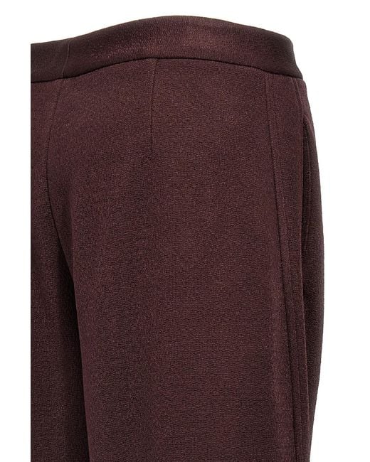 Jil Sander Purple Wide-Leg Pants
