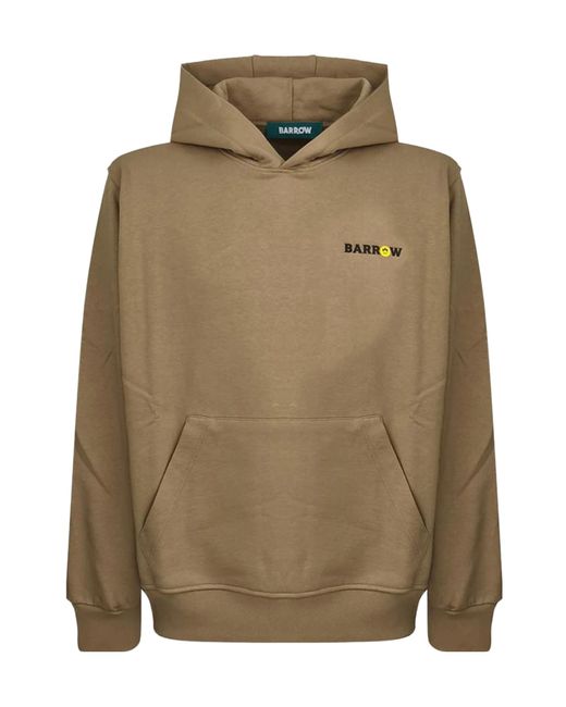 Barrow Green Face Printed Hoodie for men