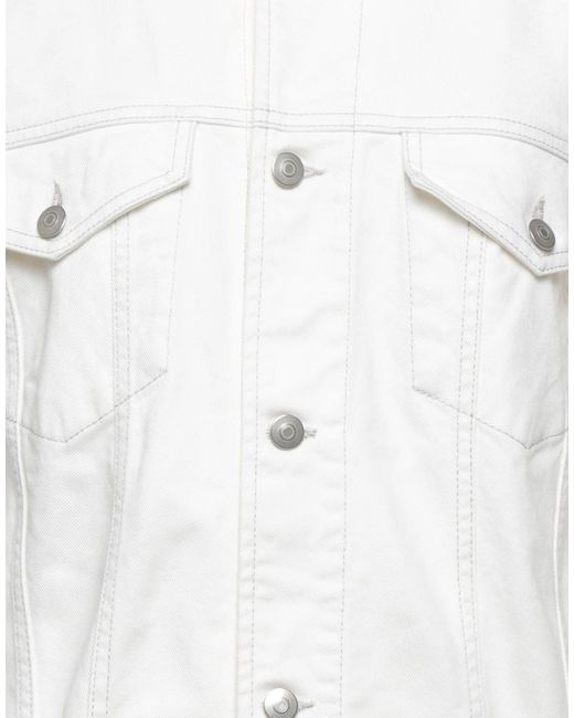 Maison Margiela White Denim Trucker Jacket