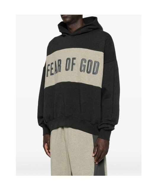 Fear Of God Black Long-Sleeved Sweatshirt for men