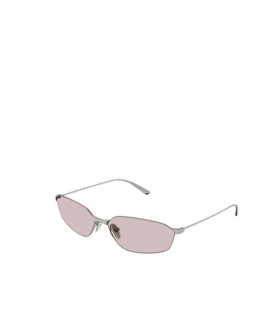 Balenciaga White Eyewear Rectangular Frame Sunglasses for men