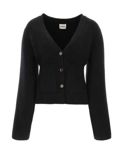 Khaite Black Scarlet Boxy Cardigan