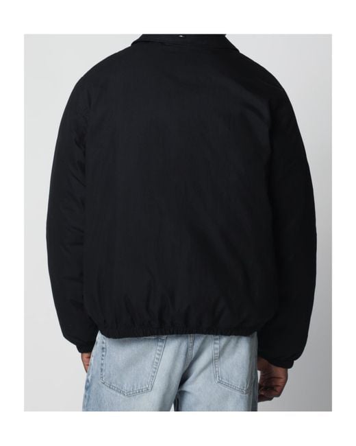 Our Legacy Black Long-Sleeved Down Jacket for men