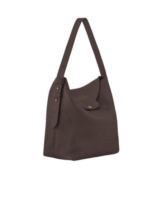 Longchamp Brown Le Cadence L Shoulder Bag