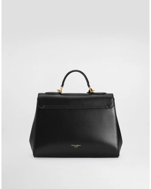 Dolce & Gabbana Black Marlene Foldover Top Handbag